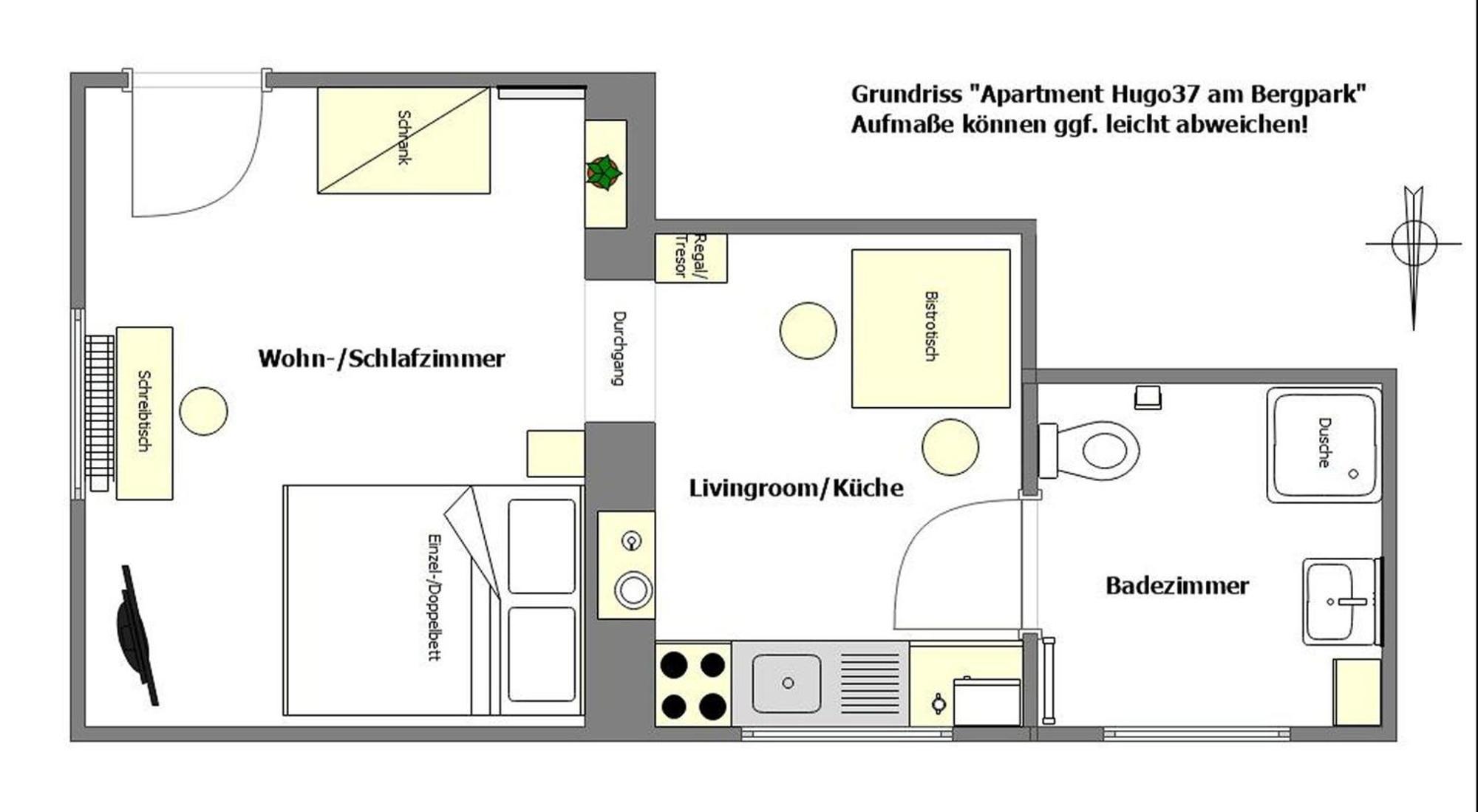 Apartment Hugo37 Am Bergpark Касел Екстериор снимка